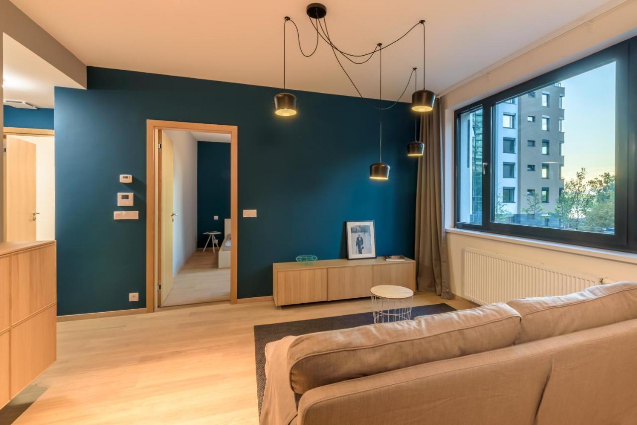 Bratislava Center, River Front, Private Parking Included Екстер'єр фото
